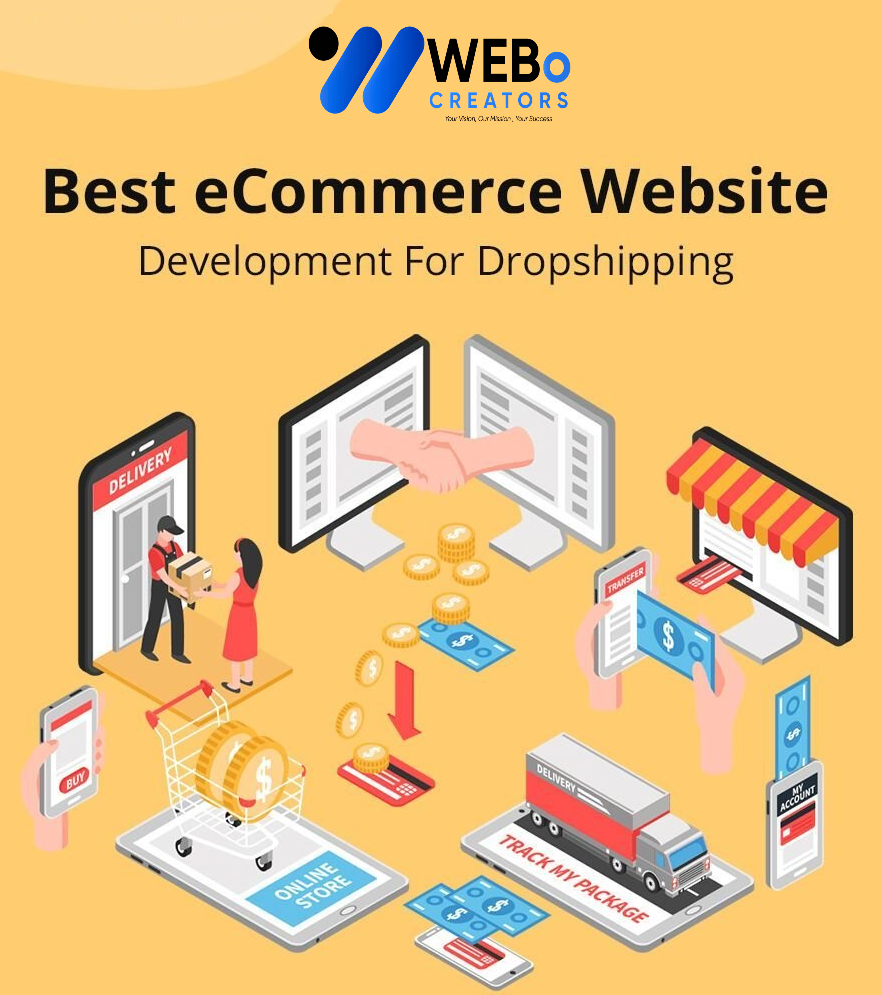 Modern Shopify dropshipping store design for online selling in Miami 2026