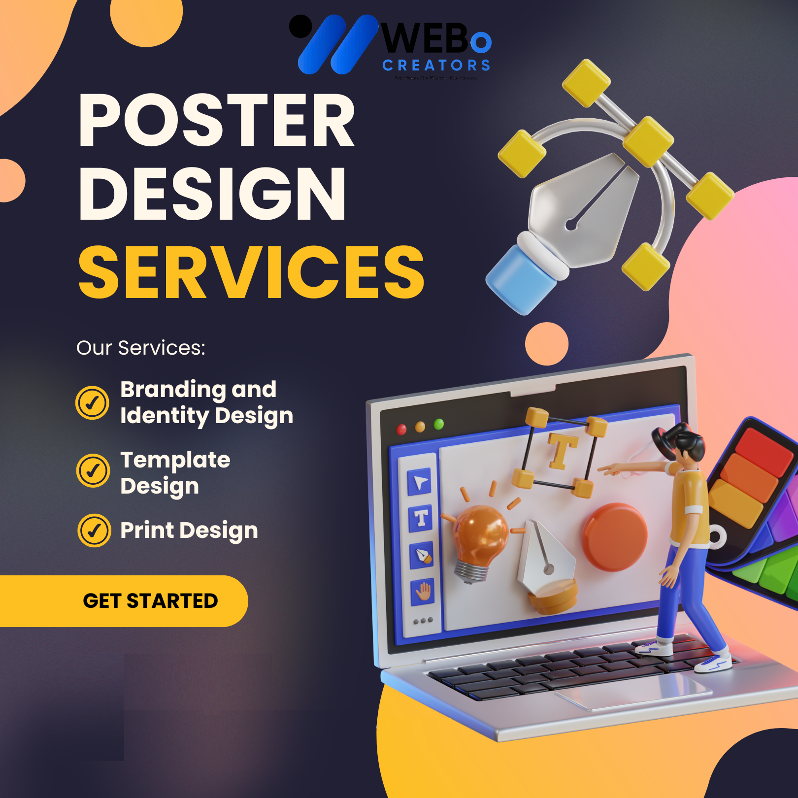 Poster Design Service | Get Powerful Advertising Poster in Miami for Business and Events