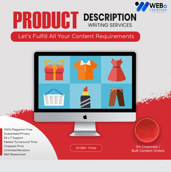 Product Description Writing Services | Best Digital Marketing Agency | Web Design in Miami for online stores